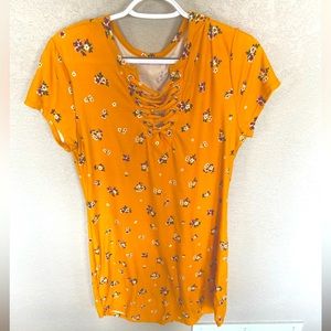 Yellow Midlength Dress